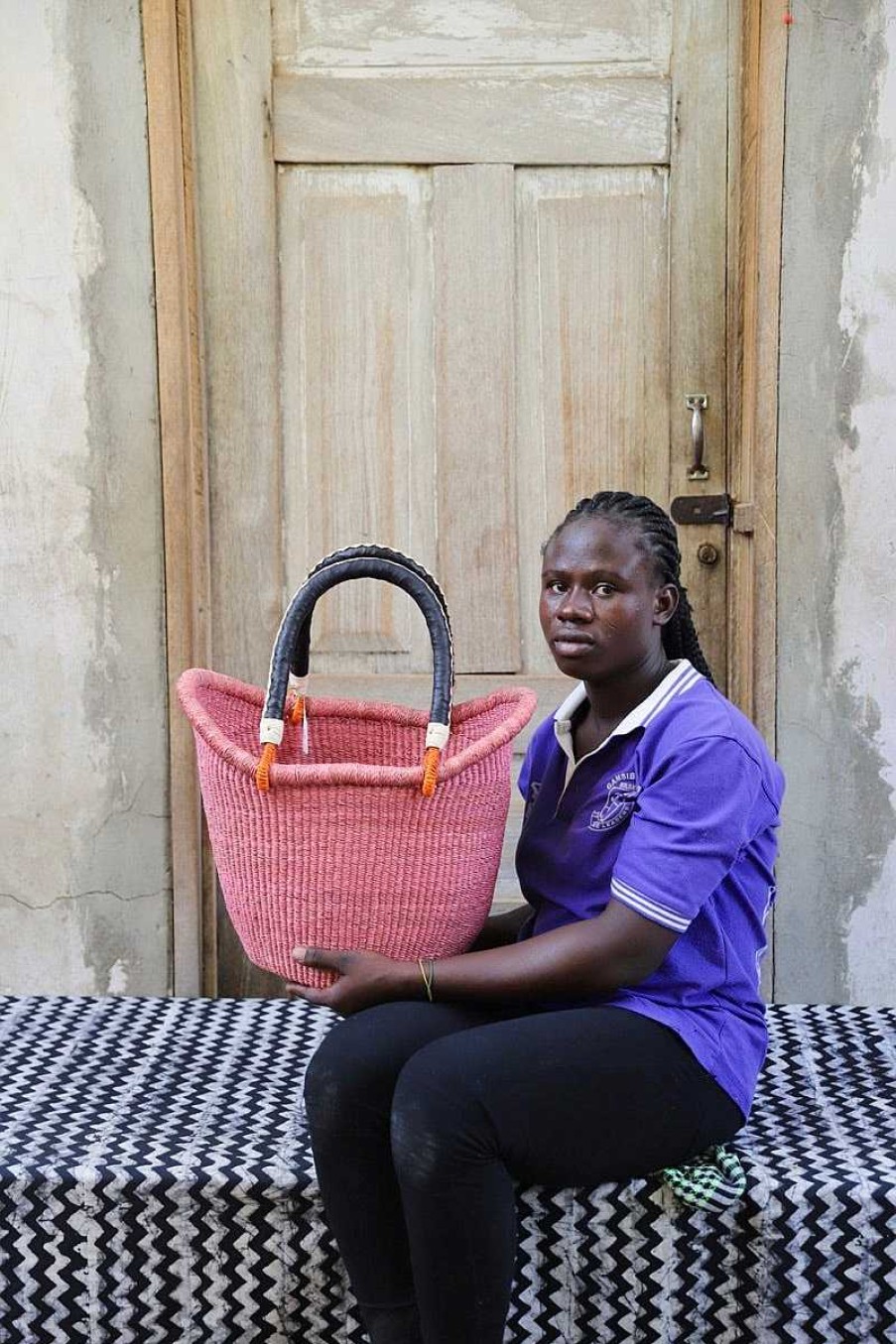 Einkaufskorbe Baba Tree | Dip Dyed Nyariga Basket (Medium) Von Apika Abisika