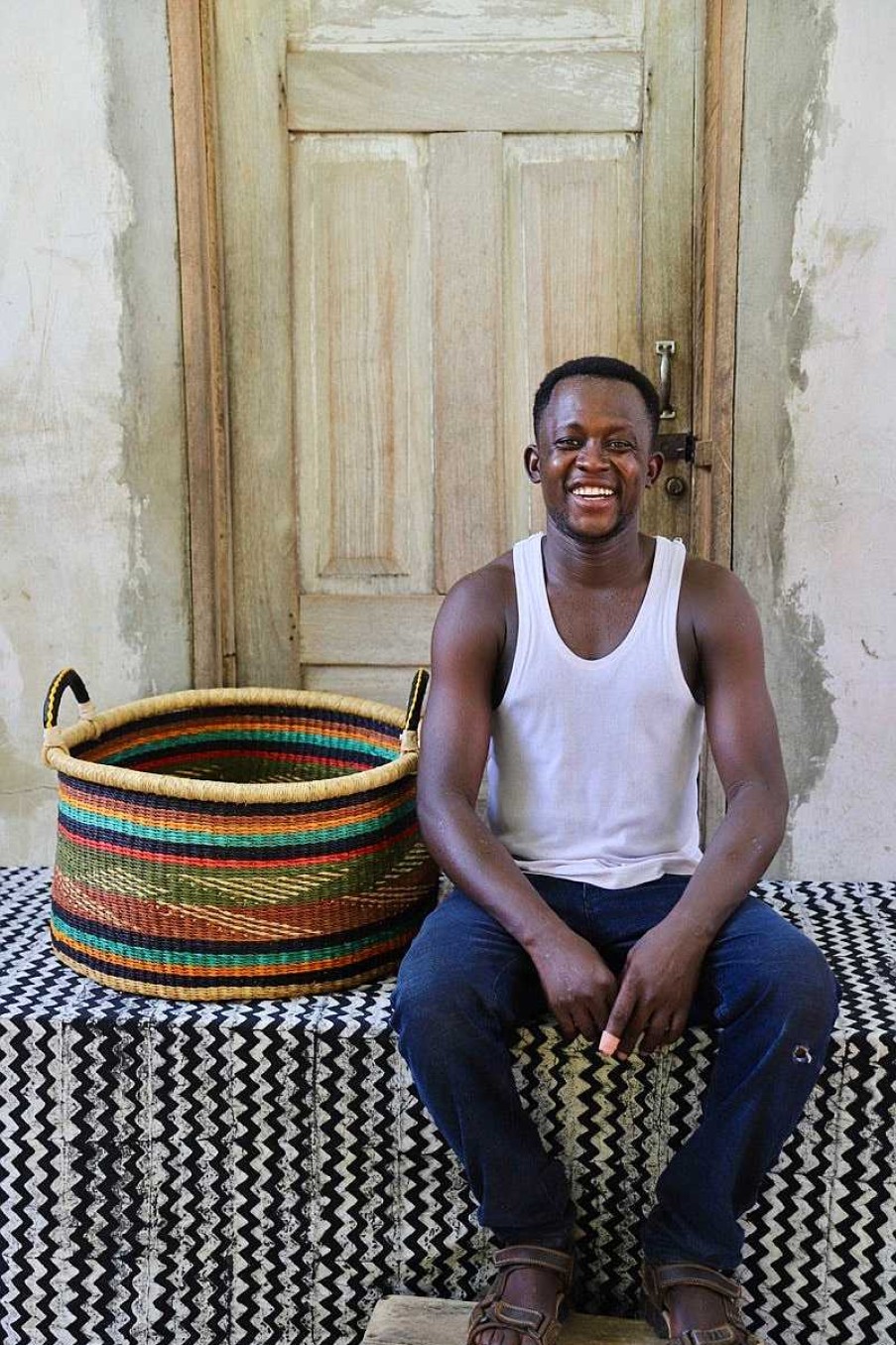 Badezimmer + Wascherei Baba Tree | Gewebte Wanne/Aufbewahrungsstapel (Gros) Abraham Akolgo