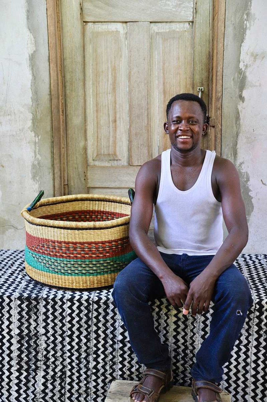 Badezimmer + Wascherei Baba Tree | Gewebte Wanne/Aufbewahrungsstapel (Gros) Abraham Akolgo