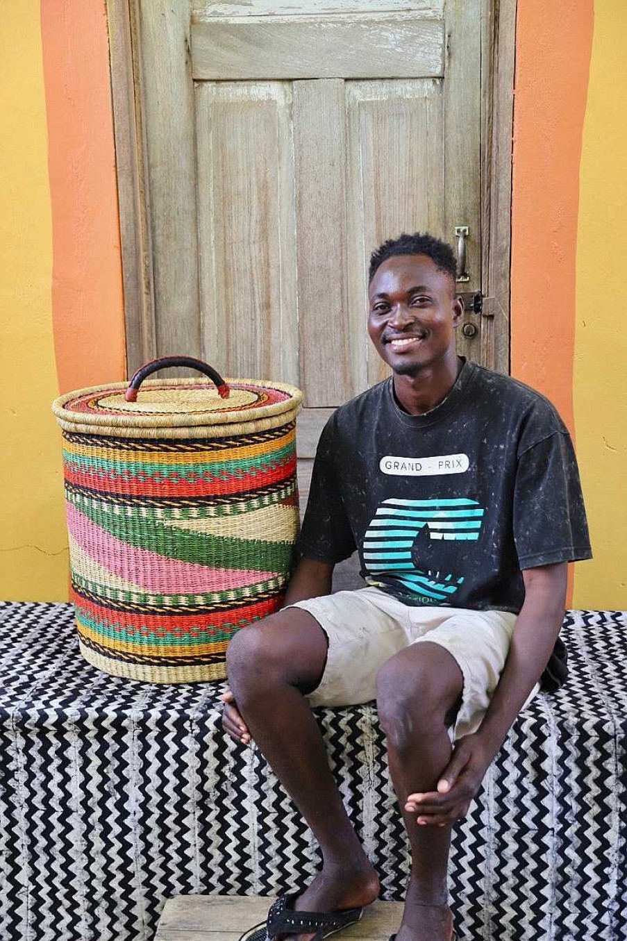 Badezimmer + Wascherei Baba Tree | Waschekorb Mit Deckel (Gros) Von Simon Abingya